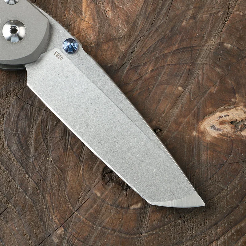 Green thorn folding Inkosi T head VG10 blade TC4 titanium handle camping outdoor portable fruit hunting home EDC tool 4