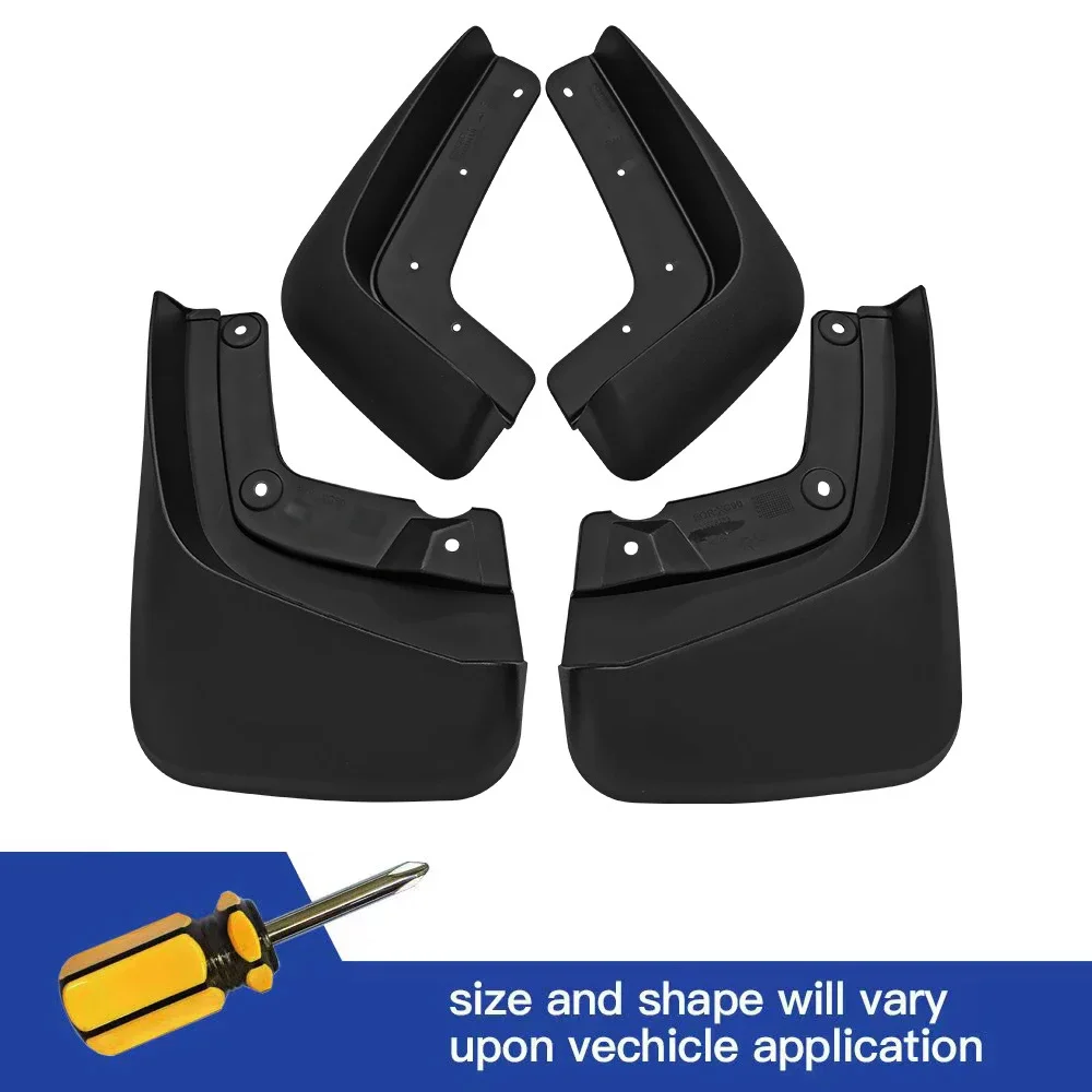 

4Pcs Front & Rear Mud Flaps Splash Guards Mudguards Black For For Volvo XC90 2005 2006 2007 2008 2009 2010 2011 2012 2013 2014