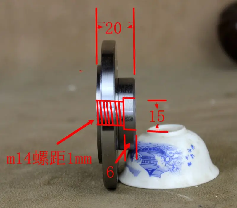 

Small lathe flange 80 100 flange m14 thread can replace 50 65 chuck