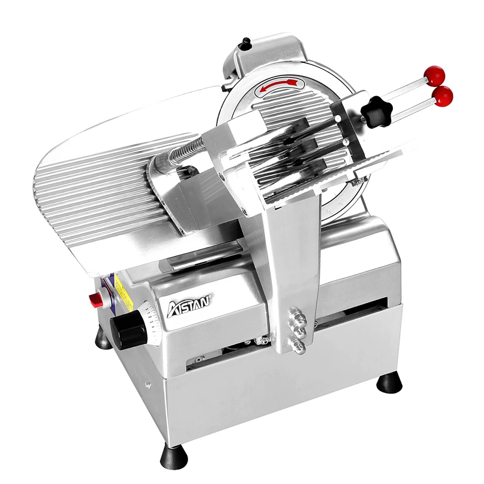 300A Electric Vertical Stainless Steel Commercial Automatic Cutting Machine Cheese Mutton Beef Ham Meat Slicer Slicing Machine meat slicer commercial slicer electric shredding and vegetable cutting stainless steel tabletop fully automatic mincing