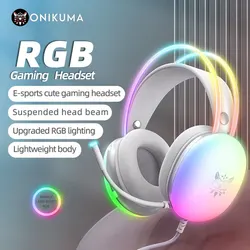 RGB Light Design Gaming Headset with Microphone - Esports Package (Headset)