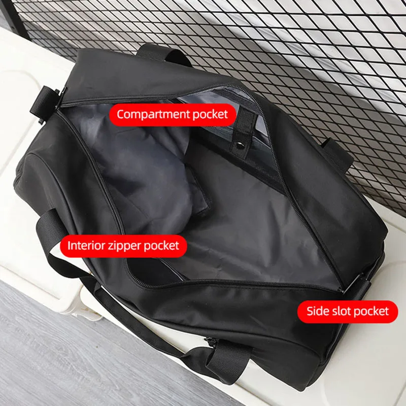 Sport Gym Bag Fitness Travel Shoulder Bags Crossbody Training Dry Wet with Shoes Pocket for Men Women Carry on Weekender Duffel 4