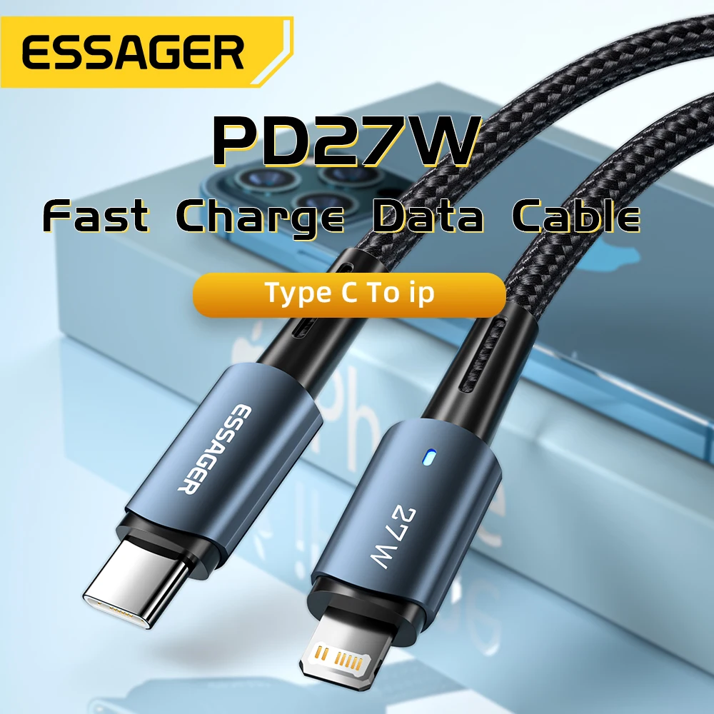 Essager 20W Fast Charging USB C to Lightning Cable
