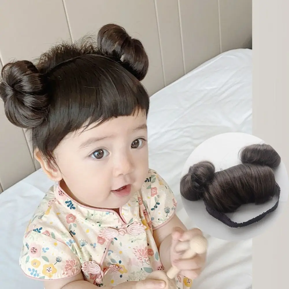 Cute Baby Baby Wig Bangs Non-slip Photography Styling Props Wig Hat Children's Hair Accessories Baby Headwear Wig