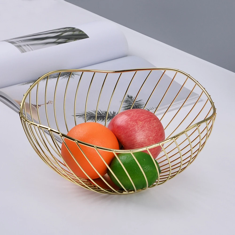 1pc Fruit And Vegetable Basket, Fruit And Vegetable Fresh Keeping, Wall  Mounted Storage Baskets, Kitchen Storage Metal Wire Fruit Basket, Space  Savin