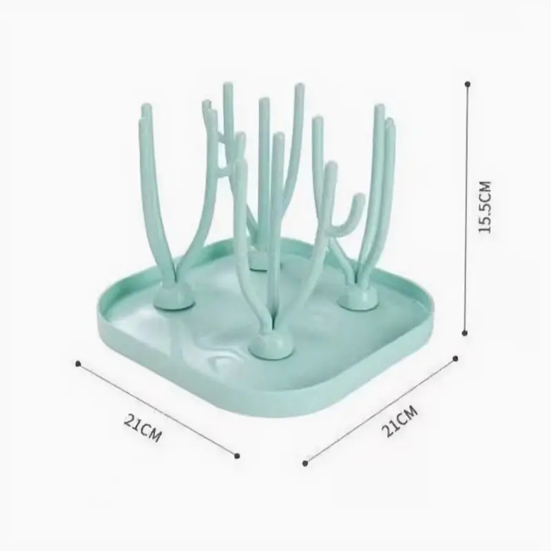 Baby Bottle Drying Rack Feeding Bottle Drying Rack Bottle Drying Rack Green Multifunctional Portable Drying Frame Baby Bottle Holder Removable Drainage Stand