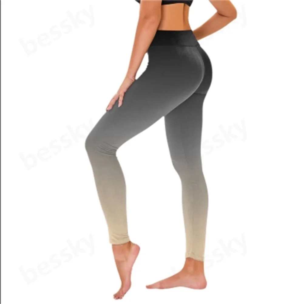 Leggings casual senza cuciture da donna Pantaloni attillati per esercizi Collant da corsa per palestra Abbigliamento sportivo dalla vestibilità comoda - immagine 4