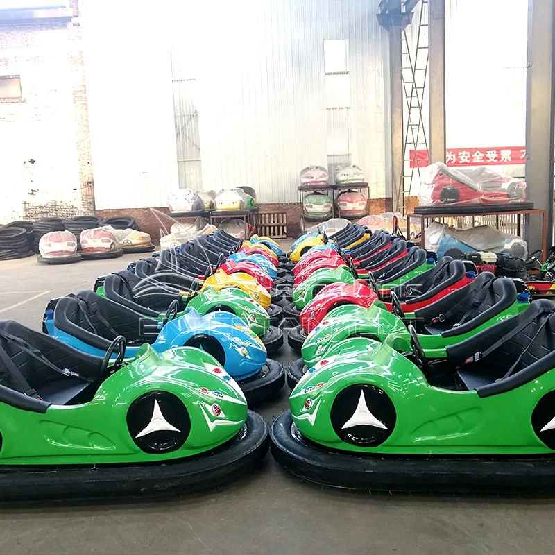 Amusement park equipment bumper cars two seats battery bumper car electric car for kids and adult