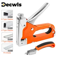 4 in 1 Staple Gun Kit U-shaped Nail Gun Heavy Duty Staple Gun with Stapler Remover and 1200pcs Staples Home Upholstery Fix Tools 1