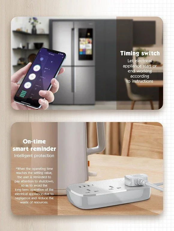 LDNIO SCW3451 Universal Plug Wifi Smart Power Strip with USB Extension Socket App Control 4 USB 3 AC Outlets 16 S4b625f27c63f48a98188fe888299b83et