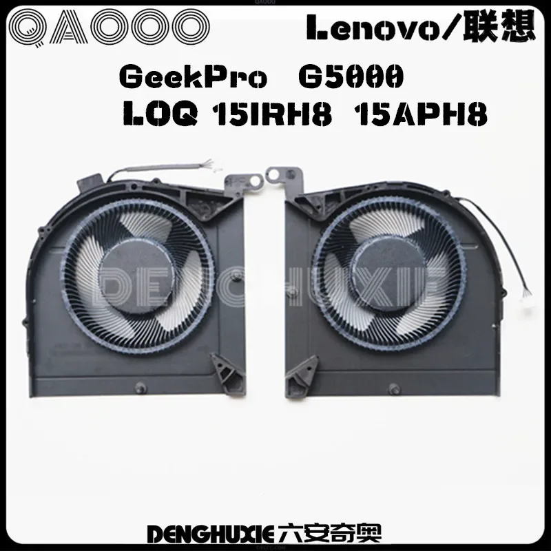 Ventilador de Refrigeração Portátil para Lenovo Cpu Geekpro G5000 Loq 15irh8 tipo 82xv Loq 15aph8