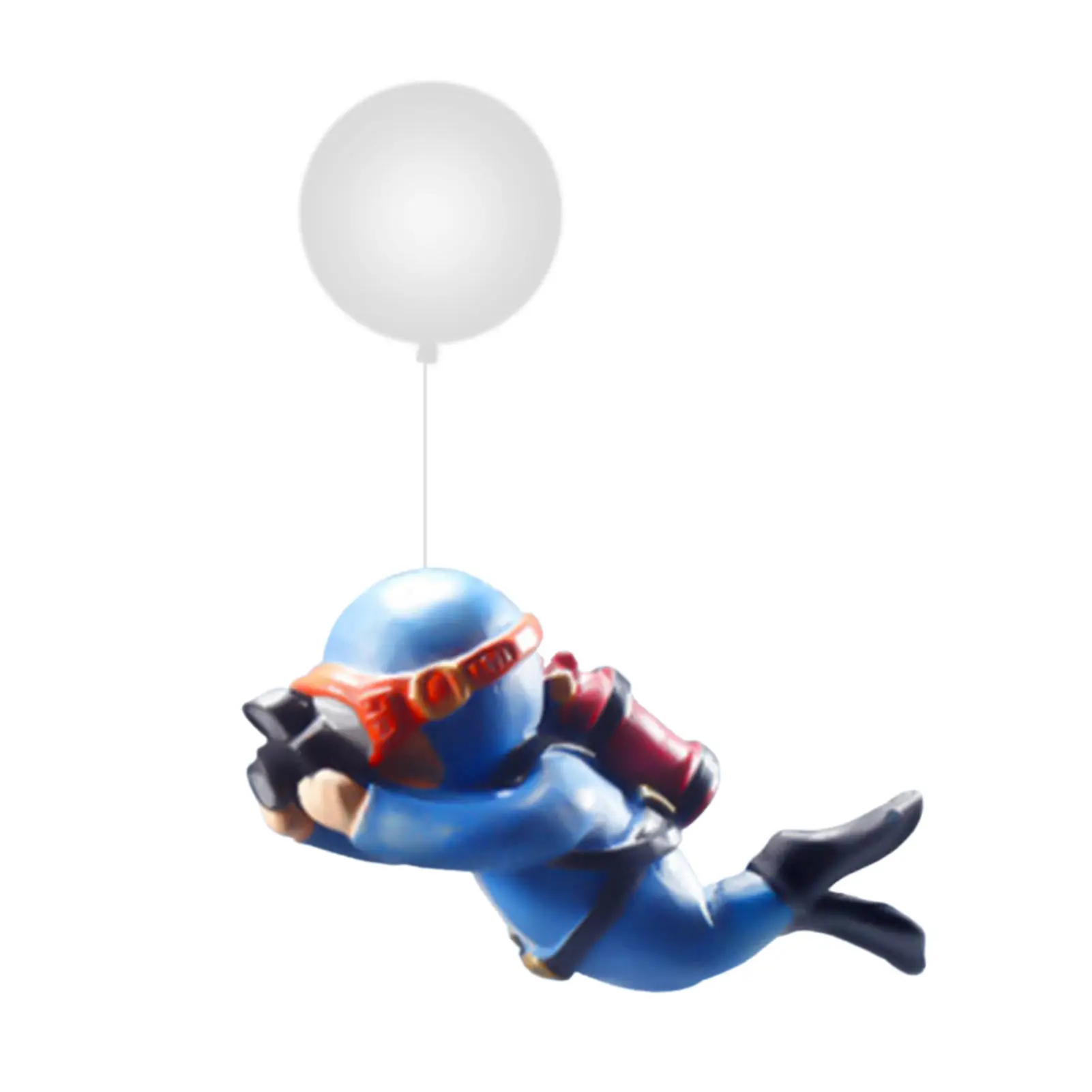 Diver Fish Tank Decoration Cute Resin Frogman Fish Tank Ornament Fish Playmate Per Fish Tank Mondo Subacqueo Simulato