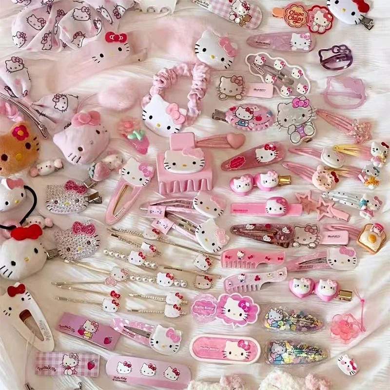 

Милые шпильки для волос, заколка для волос Kuromi Cinnamoroll, мультяшная Студенческая заколка для волос, аксессуары для волос, детские игрушки