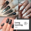 12PCS Crackle Nail Polish Gel Set Red Black Cracking Nail Lacquer Quick Dry Gel Hybrid With Base Top Coat  Manicure Varnish Kit 4
