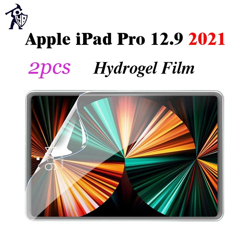 

2pcs HD Hydrogel Film For Apple iPad Pro 12.9 2021 Full Cover Film iPad Models A2379 A2461 A2462 Matte Soft Screen Protector