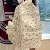 Nylon Japanese Style Floral Print Backpack - College School Bag for Girls Lightweight Travel Backpack Women