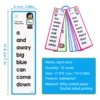 220 Sight Words Learning Cards High Frequency Words Kindergarten to 1st ESL Teaching Materials Vocabulary Building Montessori 2