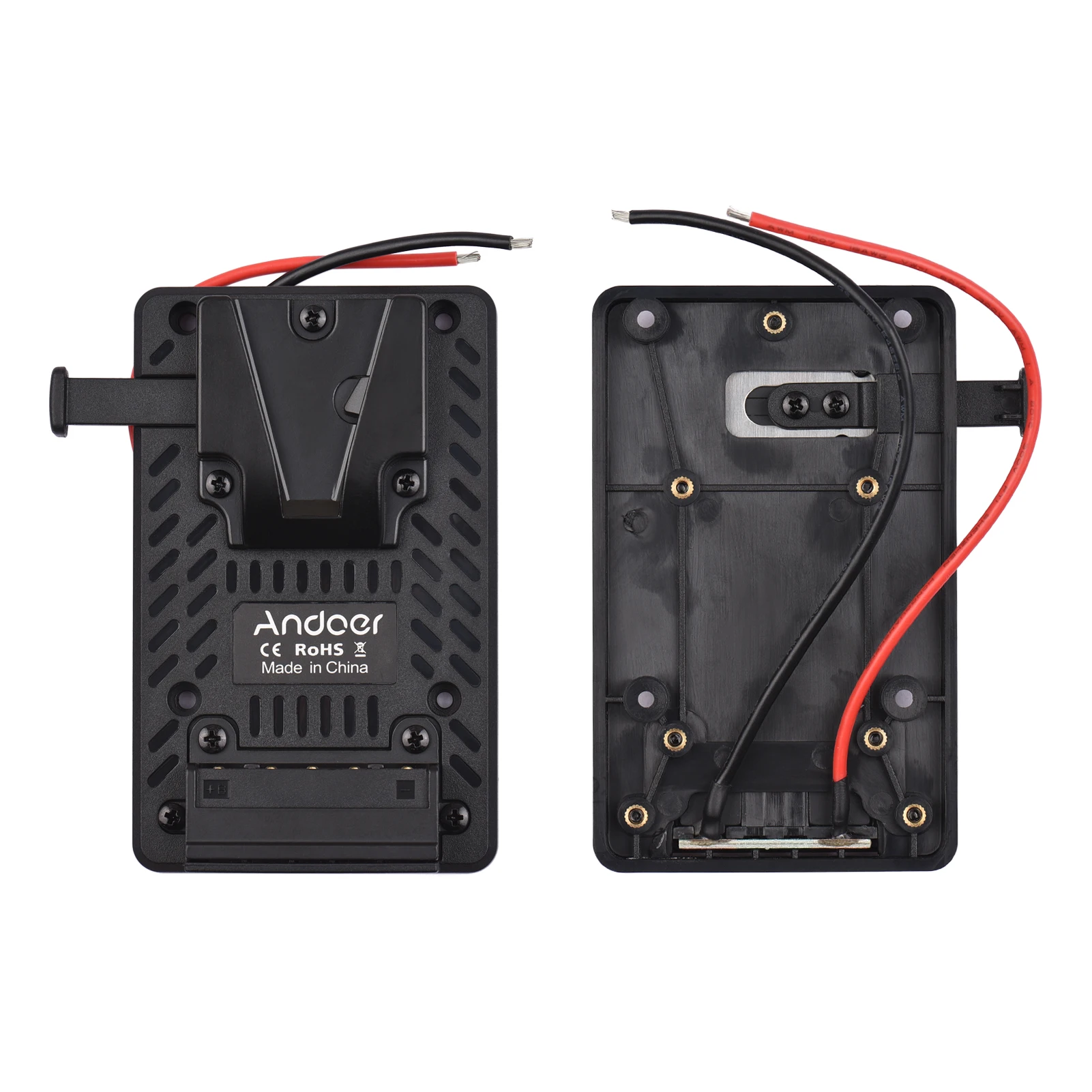 Andoer V-lock Battery Back Pack Plate Adapter Replacement For Sony V-Mount Battery External camera accessories battery charger adapter