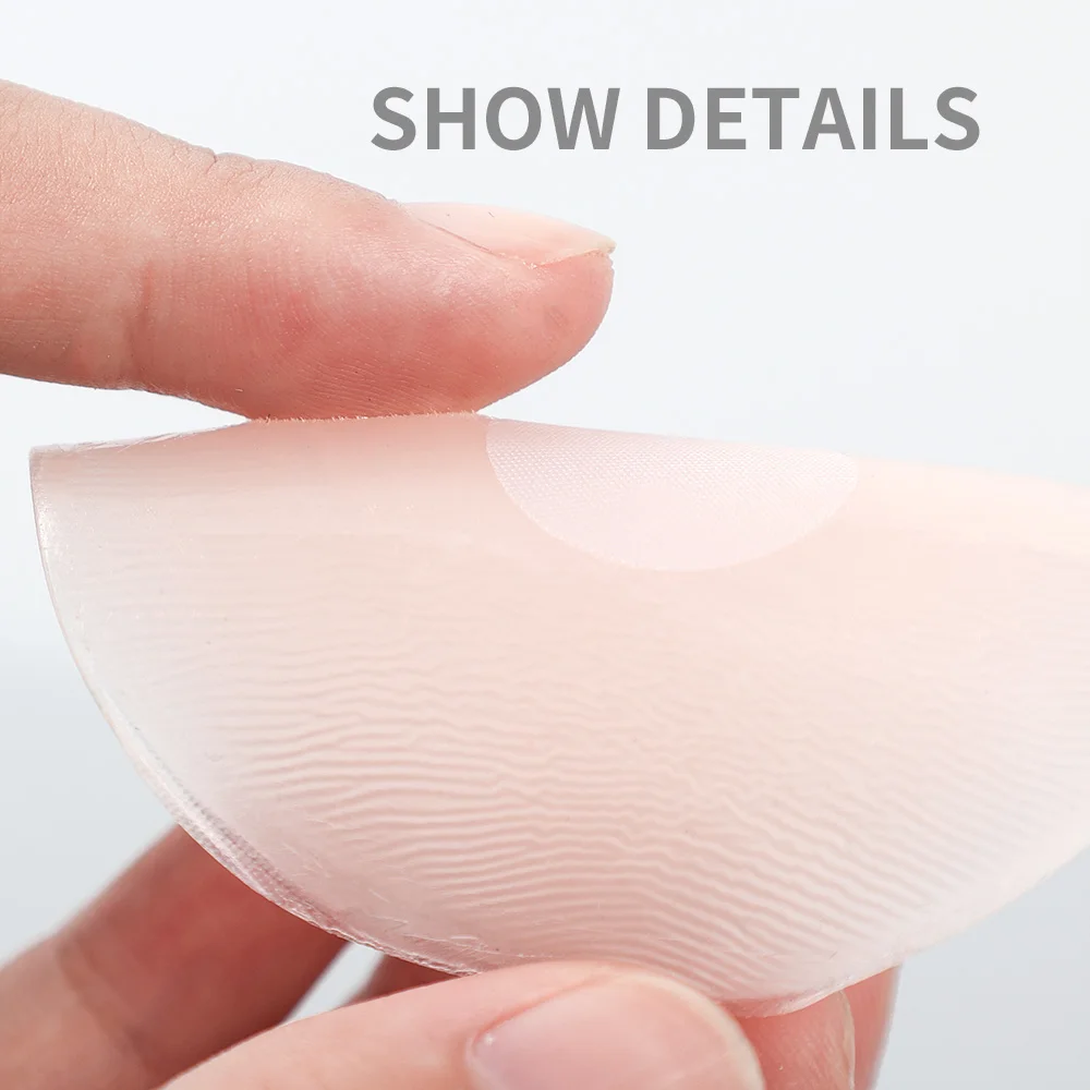 Women Silicone Nipple Stickers 6Pair Anti-bump Chest Pad Lift Nipple Cover Pads Invisible Reusable Bra Chest Sticker Breast Pad silicone breast patch silicone nipple cover invisible stick on bra sticky bra breast nipple covers silicone adhesive bra silicone stickers breast sticker