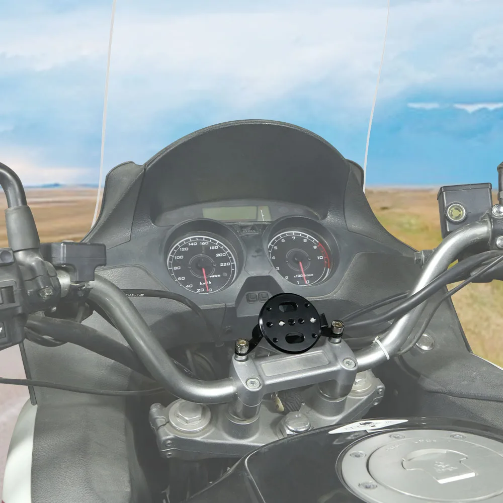 야마하 MT-125 MT-15 V-Max Aprilia Tuono V4 1100/APRC Shiver Dorsoduro 휴대폰 내비게이션 GPS 플레이트 브래킷 어댑터 홀더