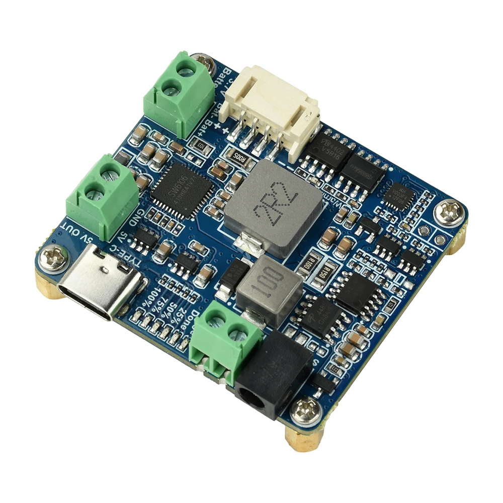 Solar Power Manager Module for Efficient Li-Battery Charging with 5V Output