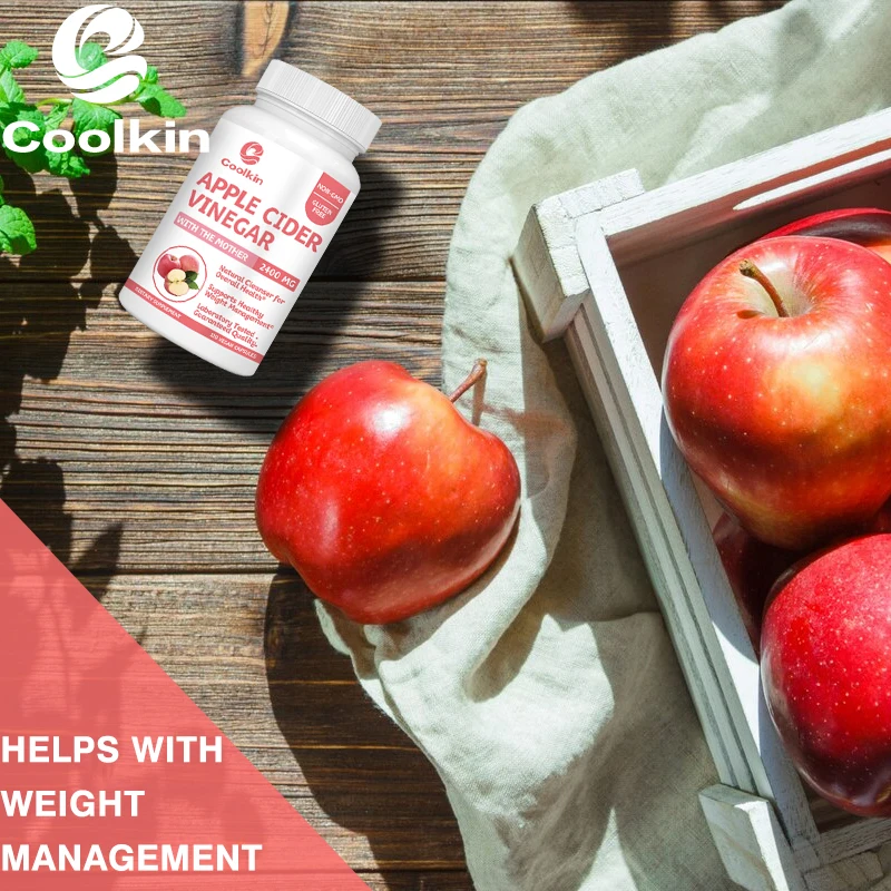 Apple Cider Vinegar Capsule Supplement 2400 mg - Body Shaping Management, Vegan images - 6