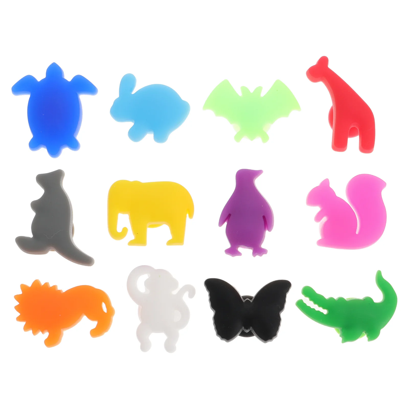 Wine Glass Silicone Markers Animal Shape Drink Cup Bottle Tag