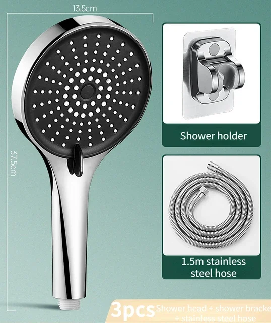 Xiaomi mijia shower head with 5 adjustable modes high-pressure shower with shower filter rotatable equipment rainfall 6