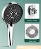 Xiaomi mijia shower head with 5 adjustable modes high-pressure shower with shower filter rotatable equipment rainfall 6