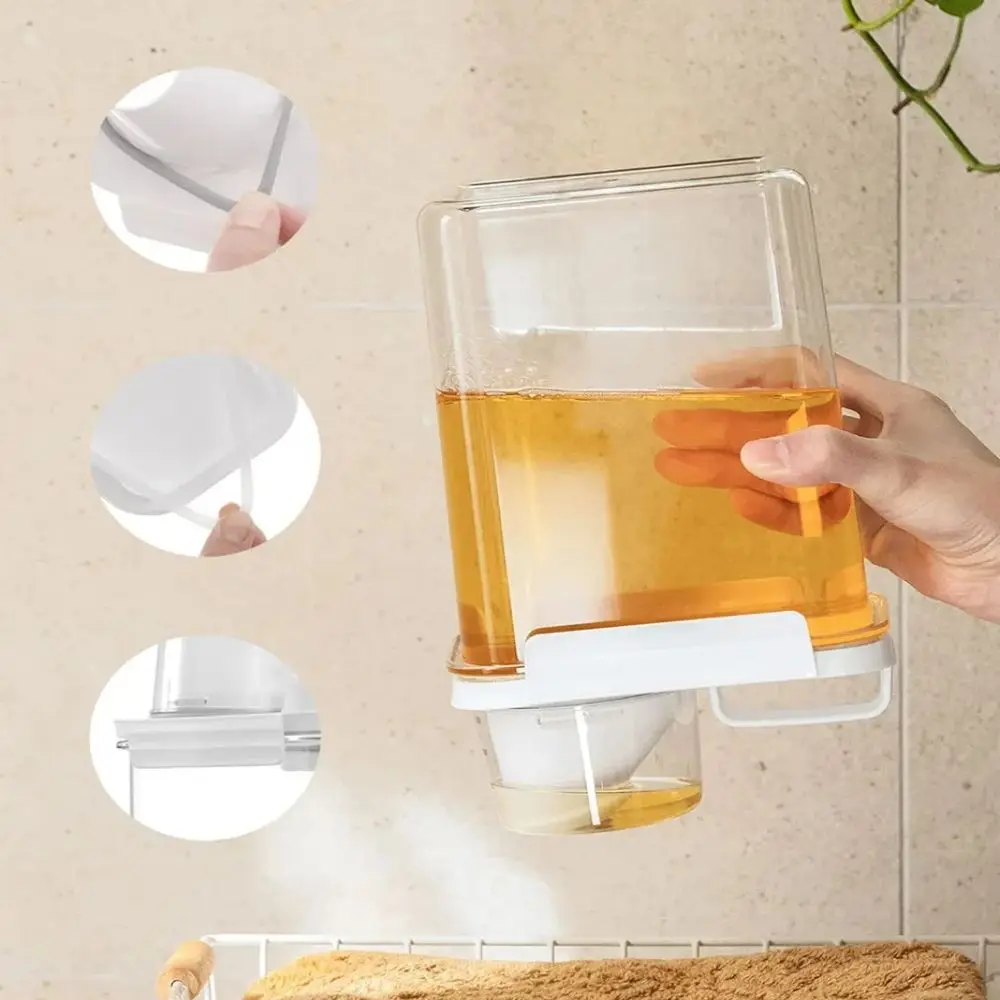 Description Picture 2 of itemPortable Washing Powder Dispenser with Measuring Cup - Airtight Laundry Liquid Storage Jar for Convenient and Efficient Laundry
