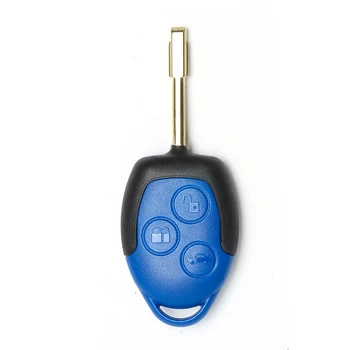 Keyforkess 433MHz 4D63 Chip P/N:6C1T15K601AG sostituzione 3 pulsanti telecomando portachiavi per Ford Transit WM VM No/con lama FO12 - KEYECU 433MHz 4D63 Chip P N 6C1T15K601AG sostituzione 3 pulsanti telecomando portachiavi per Ford Transit