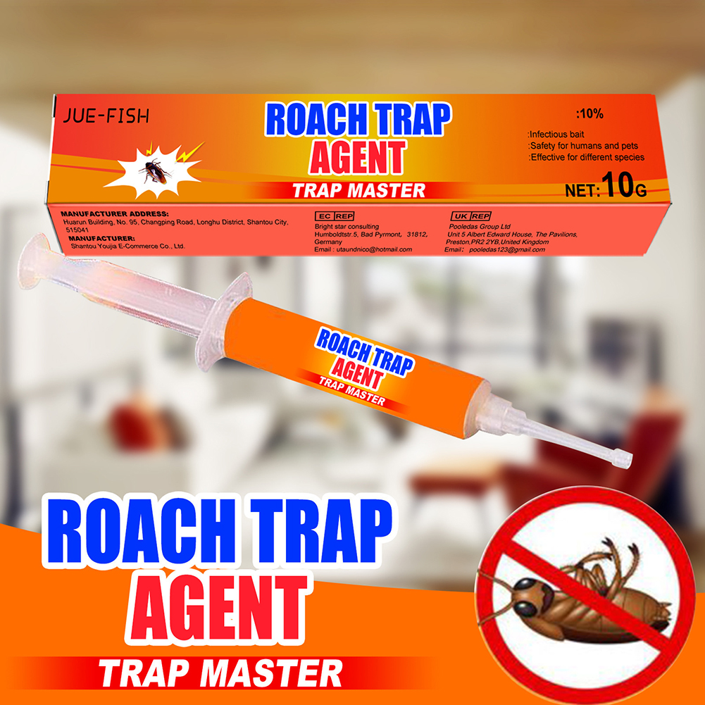 1-5pcs Cockroach Gel Bait Effectively Cockroach Killer Indoor Infestation Versatile Natural Cockroach Repellent for Home Kitchen