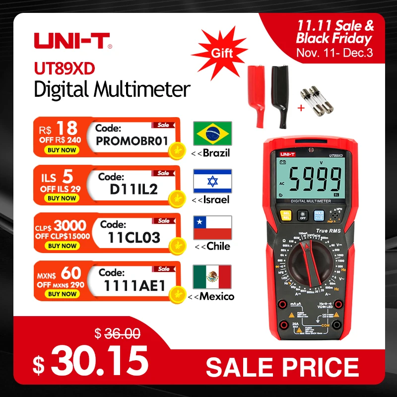 UNI-T UT89XD Digital Multimeter: The Professional Tool for Precision ...