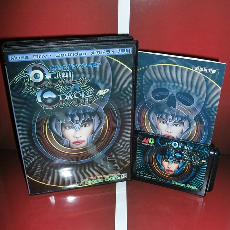 

Игровая карта Devil аварийная с коробкой и руководством для 16-битной Sega MD Megadrive Genesis System