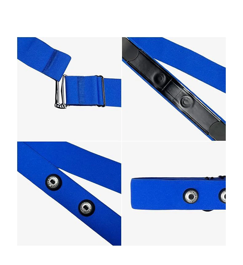 Heart Rate Monitor Strap 1Pc Replacement Compatible with Polar Coospo Wahoo Tick Garmin Magene Fitcent Xoss Sensor Band Belt