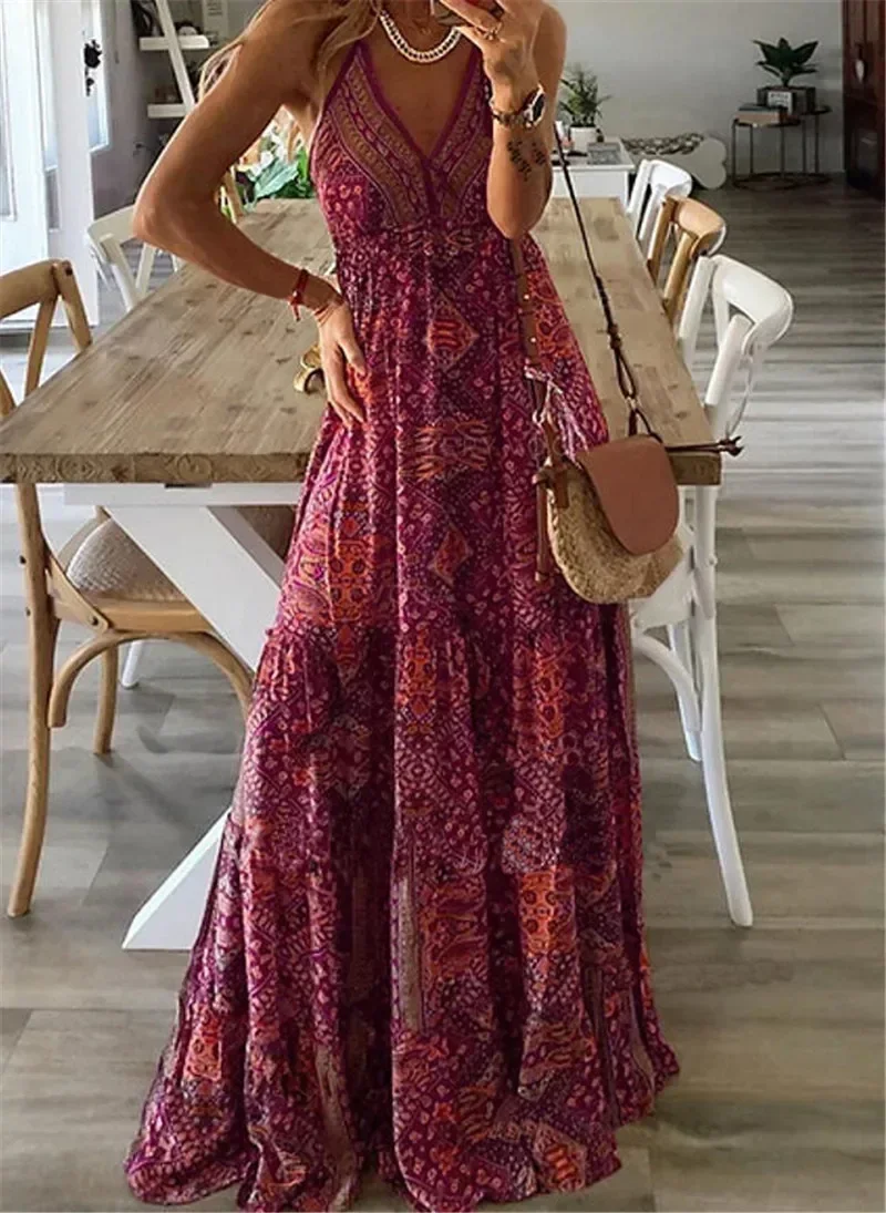 Dislsokrhov Abito estivo da donna, abito estivo estivo, da donna, con