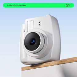 Retro - Style Portable Mini Digital Camera with 1080p Video (White)
