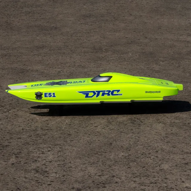 DTRC RC Boat E51 Fiber Glass Remote Control Boat High-speed RC Racing Boats Toys Models for Boys TH23212-SMT5 3