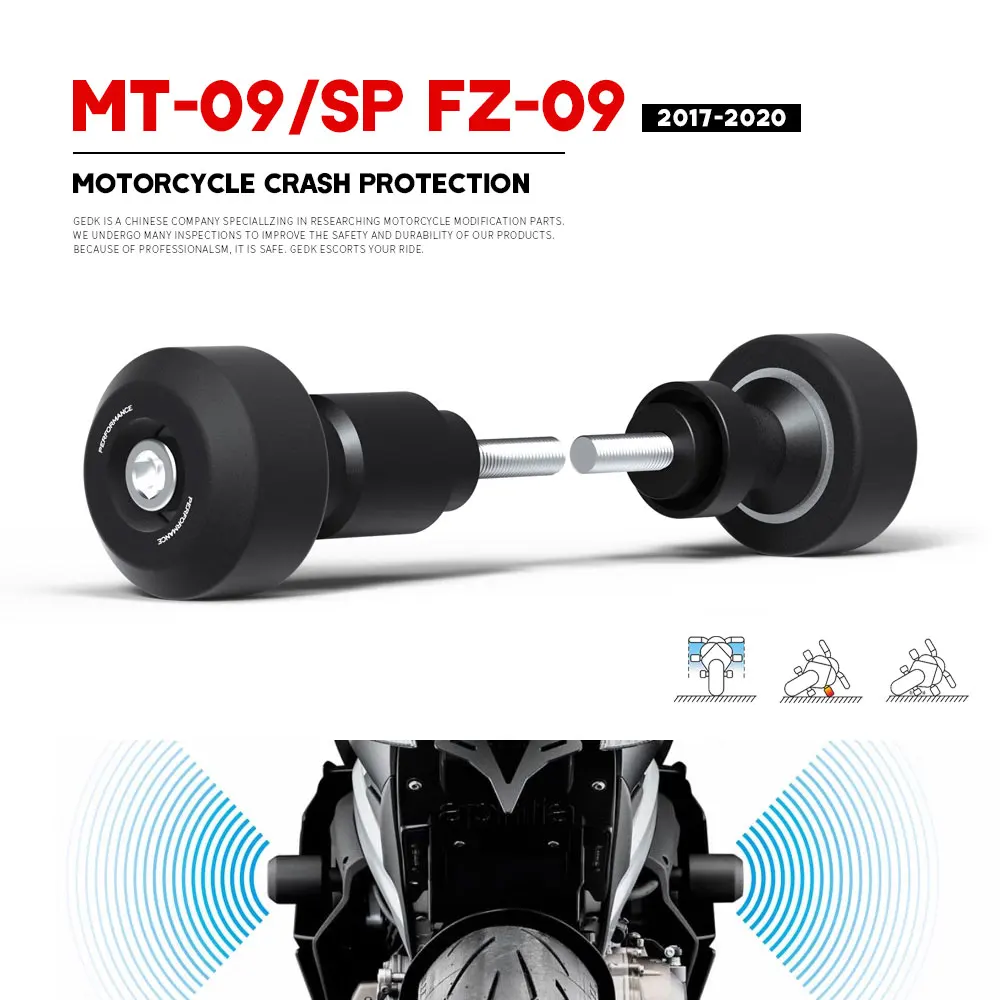 MT09 SP FZ09 Frame Slider Crash Protector For YAMAHA MT-09 SP FZ-09 2017-2020 Motorcycle Falling Protection Crash Pad Parts