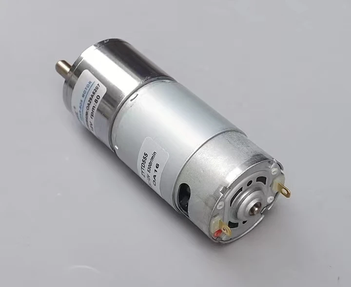 555 DC motor DC12V micro-deceleration small motor low-speed forward and reverse motor adjustable speed