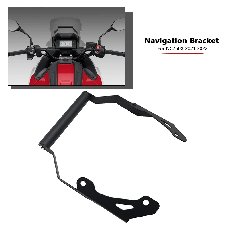 

For Honda NC750X NC 750X NC750 X NC 750 X 2021 2022 Motorcycle GPS Phone Navigation Bracket Front Bar Phone Holder Mount Stand