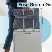 Couverture de voyage portable en flanelle avec manches, grande poche, antistatique, pour canapé, TV, pour adultes, Camping en plein air, confortable et paresseux 3