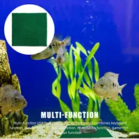 Artificial Grass Turf Mat 30X30cm Fish Tank DecorTurtle Resin Lawn Basking Platform Home Landscaping Pet Supplies 2