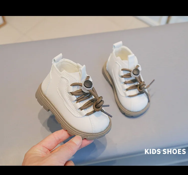 Neu Kinder Leder Jungen Schuhe Mode Baby Knöchel Schnee Stiefel Sport Turnschuhe Winter Schuh für Mädchen_voghion.com