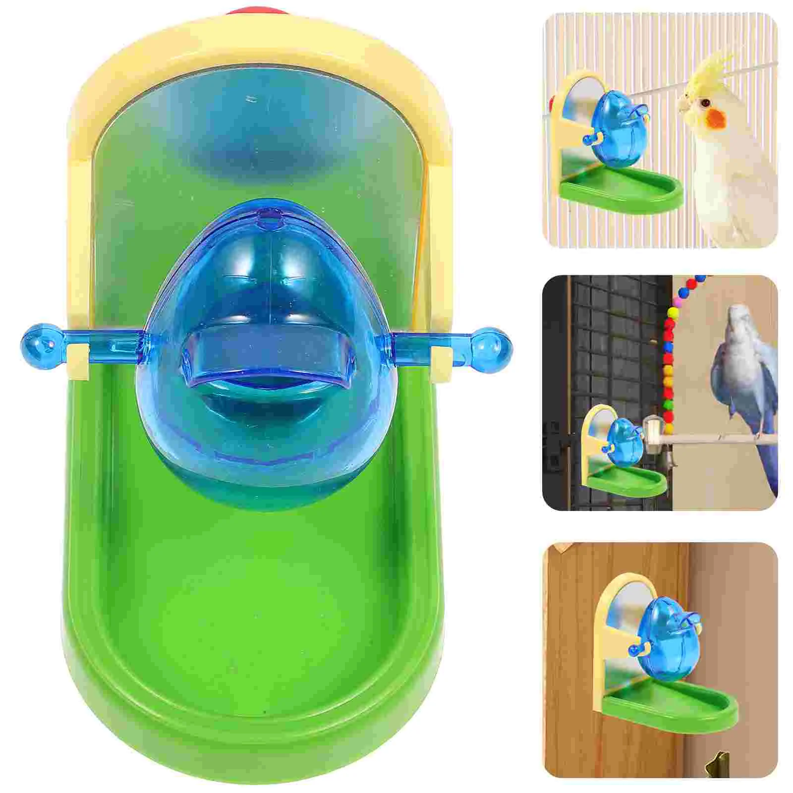 

Developmental Toys Bird Foraging Toys Parrot Feeder Tabletop Training Toys Forage Box Intelligence Growth Cage Food Dispenser