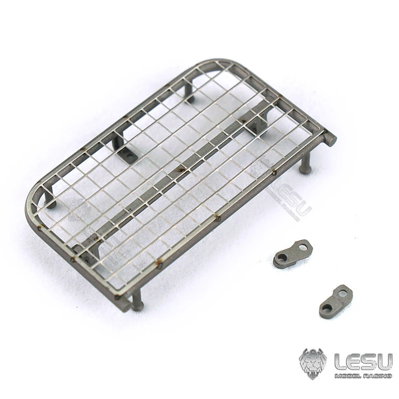 Für 1/14 Modell AC360 Baggerkabine, oberes Metall-Antikollisionsgitter, Spotlicht, DIY LESU