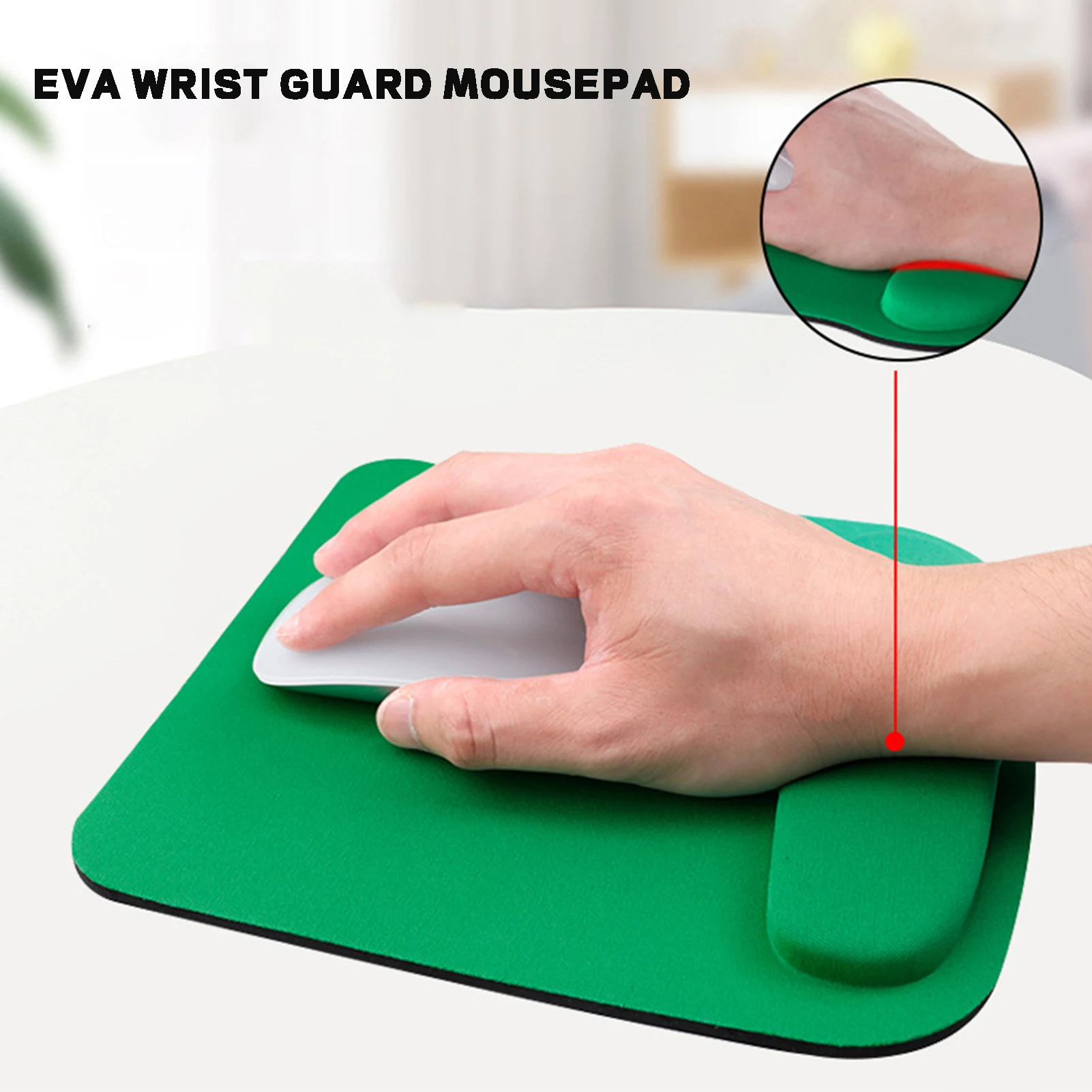 Tappetino Per Mouse Ergonomico Con Poggia-polsi In Gel - Foto 8