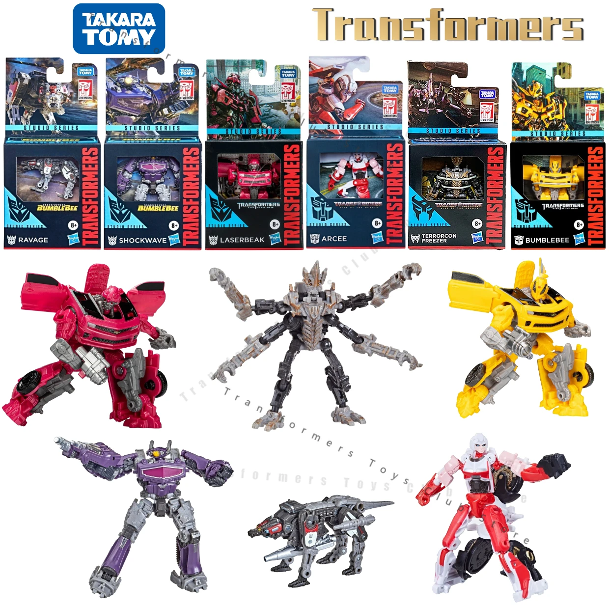 In Magazzino Takaratomy Transformers Studio Series Ss Core Level Ravage Novakane Noah Terrore Freezer Action Figure Toy Gift