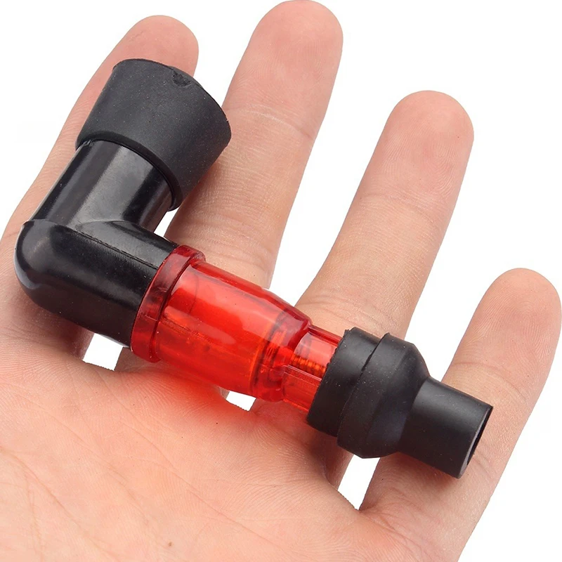 Universal Motorcycle Flash Spark Plug Cap Motorcycle Ignition Spark Plug Cap Elbow Flashing For Motorbike Motorcycle Spark Plug Cap