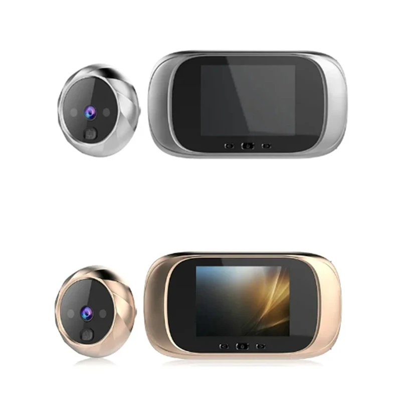 

Digital LCD 2.8Inch Video Doorbell Peephole Viewer Door Eye Monitoring Camera 90 Degree Doorbell Motion Detection Eye